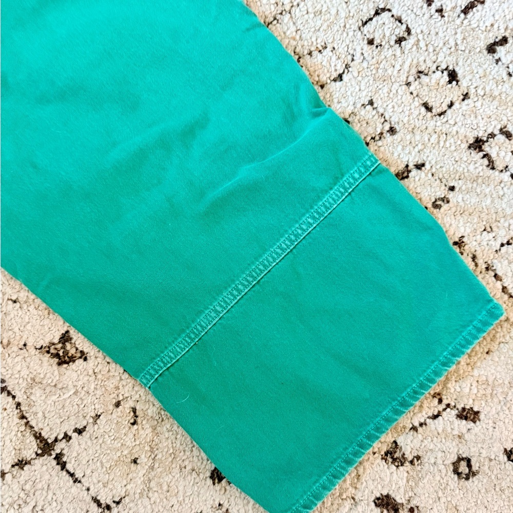 EXCELLENT AGOLDE TANIS UTILITY CARGO JEANS, AIR FRESHENER GREEN, SIZE 32 - Picture 14 of 14